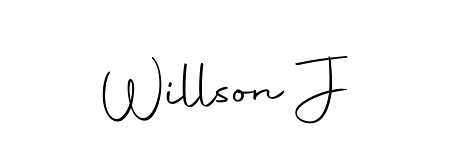 It looks lik you need a new signature style for name Willson J. Design unique handwritten (Autography-DOLnW) signature with our free signature maker in just a few clicks. Willson J signature style 10 images and pictures png