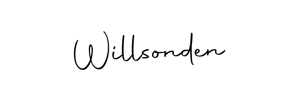 You can use this online signature creator to create a handwritten signature for the name Willsonden. This is the best online autograph maker. Willsonden signature style 10 images and pictures png