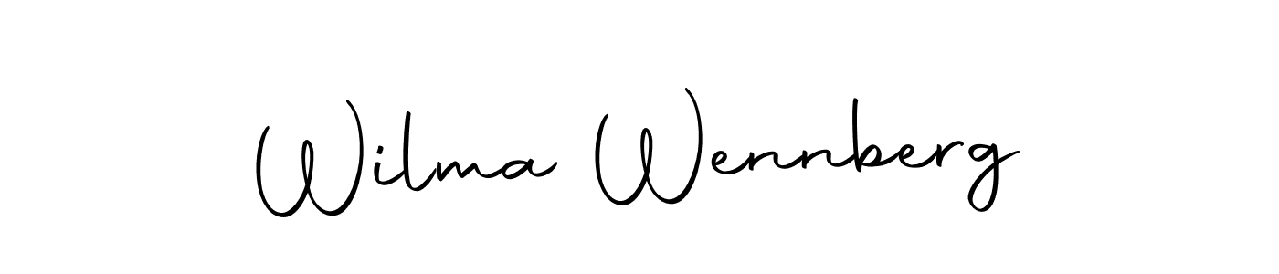 Design your own signature with our free online signature maker. With this signature software, you can create a handwritten (Autography-DOLnW) signature for name Wilma Wennberg. Wilma Wennberg signature style 10 images and pictures png