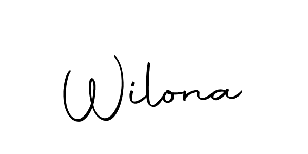 How to make Wilona name signature. Use Autography-DOLnW style for creating short signs online. This is the latest handwritten sign. Wilona signature style 10 images and pictures png