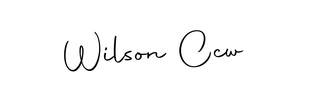 Create a beautiful signature design for name Wilson Ccw. With this signature (Autography-DOLnW) fonts, you can make a handwritten signature for free. Wilson Ccw signature style 10 images and pictures png