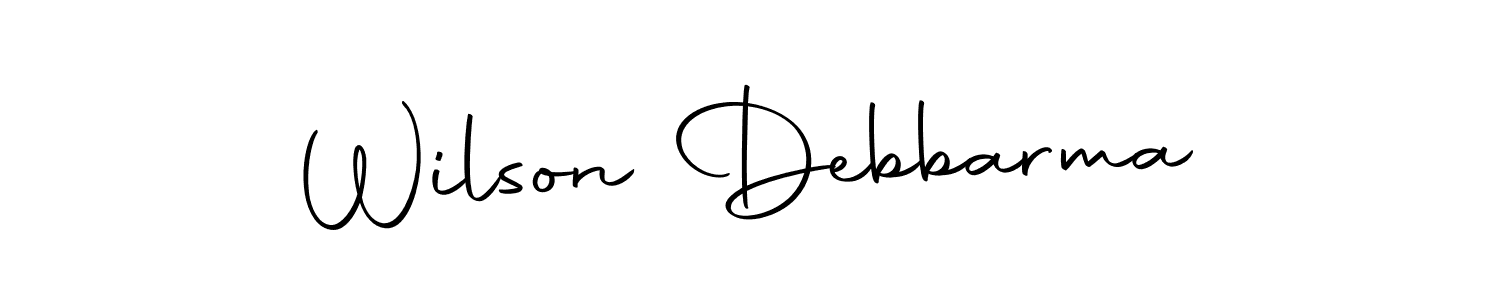 How to make Wilson Debbarma signature? Autography-DOLnW is a professional autograph style. Create handwritten signature for Wilson Debbarma name. Wilson Debbarma signature style 10 images and pictures png