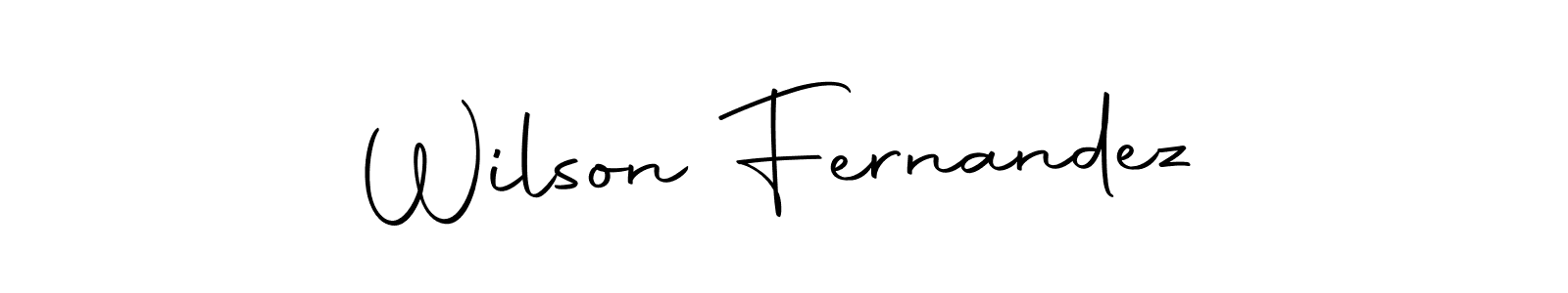 Design your own signature with our free online signature maker. With this signature software, you can create a handwritten (Autography-DOLnW) signature for name Wilson Fernandez. Wilson Fernandez signature style 10 images and pictures png