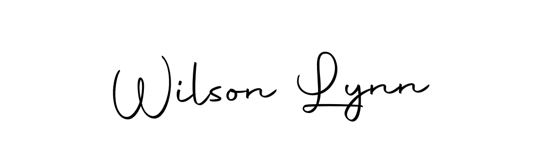 Create a beautiful signature design for name Wilson Lynn. With this signature (Autography-DOLnW) fonts, you can make a handwritten signature for free. Wilson Lynn signature style 10 images and pictures png