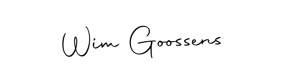 Design your own signature with our free online signature maker. With this signature software, you can create a handwritten (Autography-DOLnW) signature for name Wim Goossens. Wim Goossens signature style 10 images and pictures png