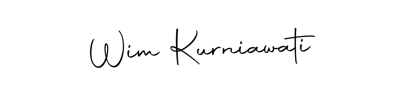 Use a signature maker to create a handwritten signature online. With this signature software, you can design (Autography-DOLnW) your own signature for name Wim Kurniawati. Wim Kurniawati signature style 10 images and pictures png