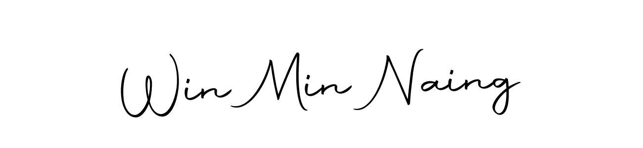 Also we have Win Min Naing name is the best signature style. Create professional handwritten signature collection using Autography-DOLnW autograph style. Win Min Naing signature style 10 images and pictures png