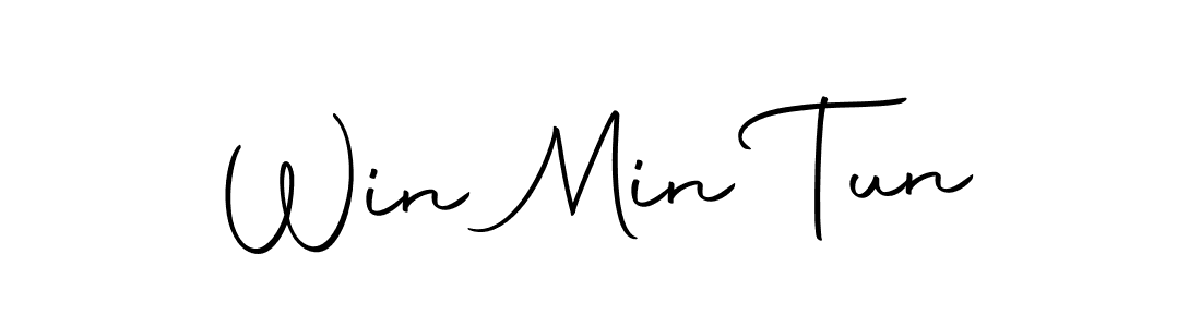 if you are searching for the best signature style for your name Win Min Tun. so please give up your signature search. here we have designed multiple signature styles  using Autography-DOLnW. Win Min Tun signature style 10 images and pictures png