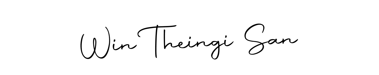How to make Win Theingi San signature? Autography-DOLnW is a professional autograph style. Create handwritten signature for Win Theingi San name. Win Theingi San signature style 10 images and pictures png