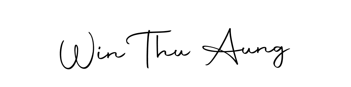 Make a short Win Thu Aung signature style. Manage your documents anywhere anytime using Autography-DOLnW. Create and add eSignatures, submit forms, share and send files easily. Win Thu Aung signature style 10 images and pictures png