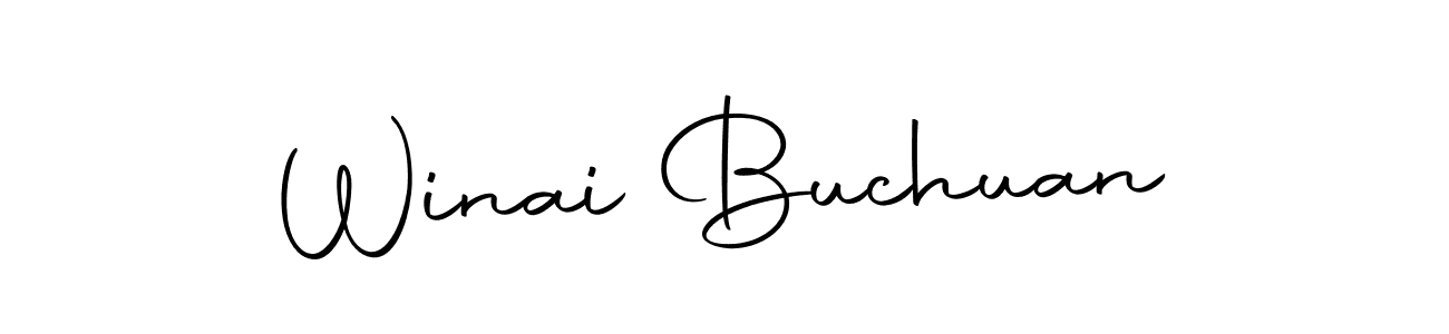 How to make Winai Buchuan signature? Autography-DOLnW is a professional autograph style. Create handwritten signature for Winai Buchuan name. Winai Buchuan signature style 10 images and pictures png