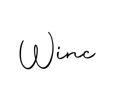 How to make Winc name signature. Use Autography-DOLnW style for creating short signs online. This is the latest handwritten sign. Winc signature style 10 images and pictures png