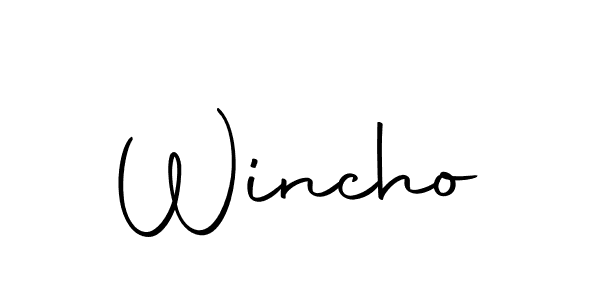 Wincho stylish signature style. Best Handwritten Sign (Autography-DOLnW) for my name. Handwritten Signature Collection Ideas for my name Wincho. Wincho signature style 10 images and pictures png
