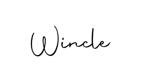 Make a beautiful signature design for name Wincle. With this signature (Autography-DOLnW) style, you can create a handwritten signature for free. Wincle signature style 10 images and pictures png