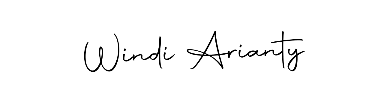 Make a beautiful signature design for name Windi Arianty. Use this online signature maker to create a handwritten signature for free. Windi Arianty signature style 10 images and pictures png