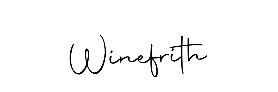 How to make Winefrith name signature. Use Autography-DOLnW style for creating short signs online. This is the latest handwritten sign. Winefrith signature style 10 images and pictures png