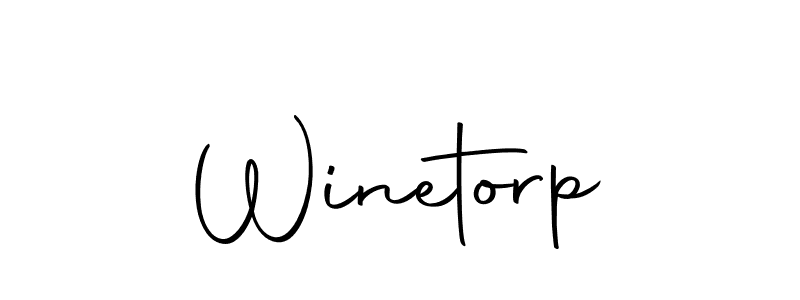 Use a signature maker to create a handwritten signature online. With this signature software, you can design (Autography-DOLnW) your own signature for name Winetorp. Winetorp signature style 10 images and pictures png