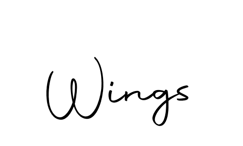 Use a signature maker to create a handwritten signature online. With this signature software, you can design (Autography-DOLnW) your own signature for name Wings. Wings signature style 10 images and pictures png