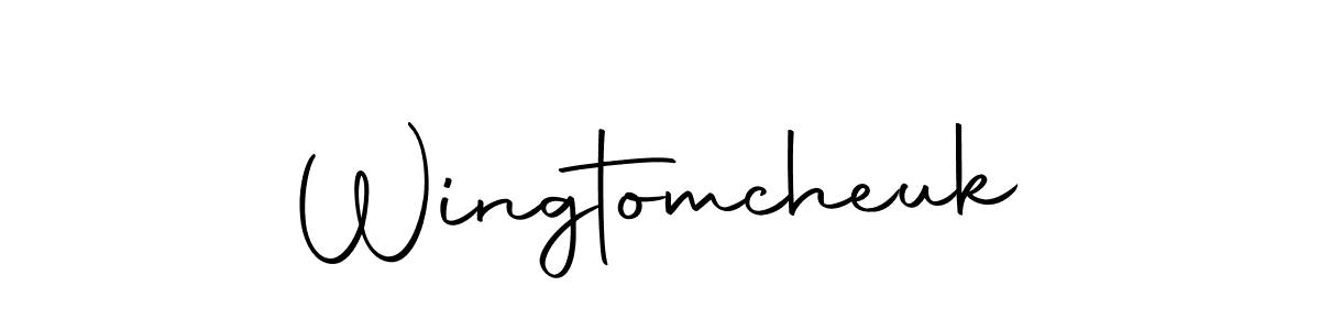 Use a signature maker to create a handwritten signature online. With this signature software, you can design (Autography-DOLnW) your own signature for name Wingtomcheuk. Wingtomcheuk signature style 10 images and pictures png