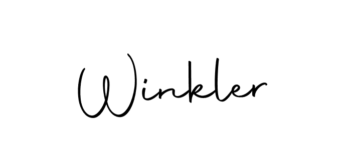 Design your own signature with our free online signature maker. With this signature software, you can create a handwritten (Autography-DOLnW) signature for name Winkler. Winkler signature style 10 images and pictures png