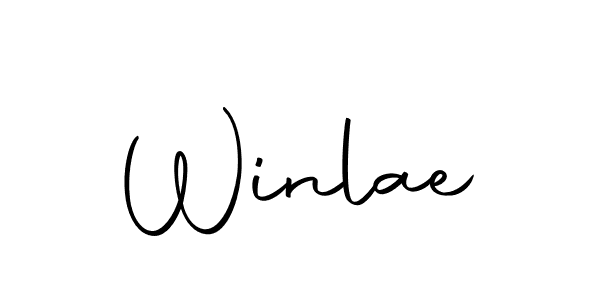 Design your own signature with our free online signature maker. With this signature software, you can create a handwritten (Autography-DOLnW) signature for name Winlae. Winlae signature style 10 images and pictures png