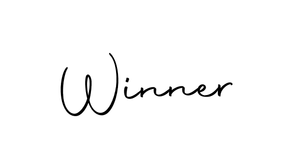 How to make Winner name signature. Use Autography-DOLnW style for creating short signs online. This is the latest handwritten sign. Winner signature style 10 images and pictures png