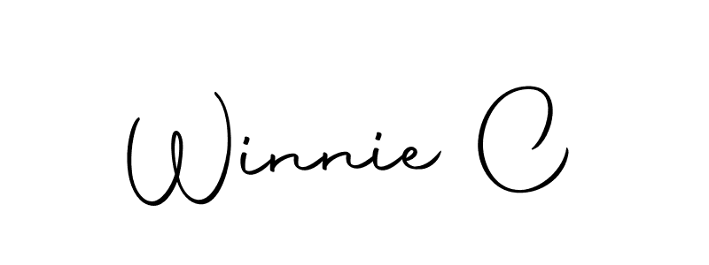 It looks lik you need a new signature style for name Winnie C. Design unique handwritten (Autography-DOLnW) signature with our free signature maker in just a few clicks. Winnie C signature style 10 images and pictures png