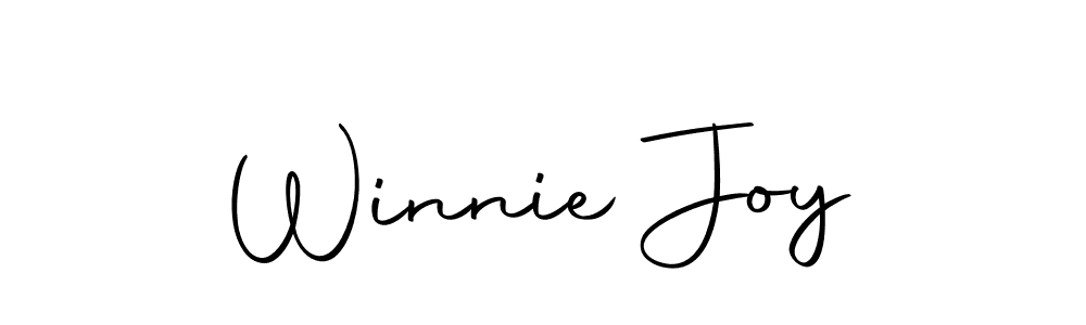 You should practise on your own different ways (Autography-DOLnW) to write your name (Winnie Joy) in signature. don't let someone else do it for you. Winnie Joy signature style 10 images and pictures png