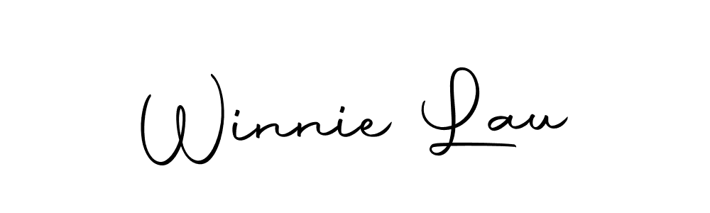 Create a beautiful signature design for name Winnie Lau. With this signature (Autography-DOLnW) fonts, you can make a handwritten signature for free. Winnie Lau signature style 10 images and pictures png