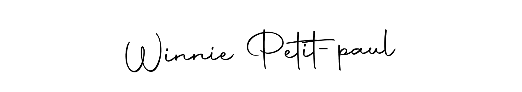 Winnie Petit-paul stylish signature style. Best Handwritten Sign (Autography-DOLnW) for my name. Handwritten Signature Collection Ideas for my name Winnie Petit-paul. Winnie Petit-paul signature style 10 images and pictures png