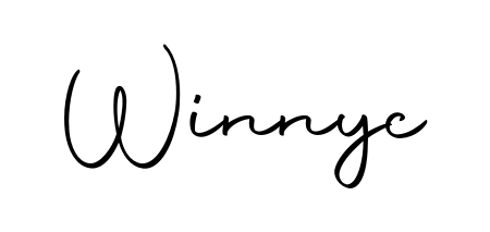 A modern signature idea for name Winnyc using Autography-DOLnW font. Clean strokes and elegant curves make it stand out instantly. Winnyc signature style 10 images and pictures png
