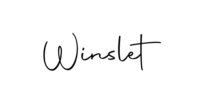 Use a signature maker to create a handwritten signature online. With this signature software, you can design (Autography-DOLnW) your own signature for name Winslet. Winslet signature style 10 images and pictures png