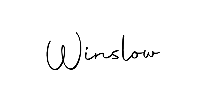 How to make Winslow name signature. Use Autography-DOLnW style for creating short signs online. This is the latest handwritten sign. Winslow signature style 10 images and pictures png