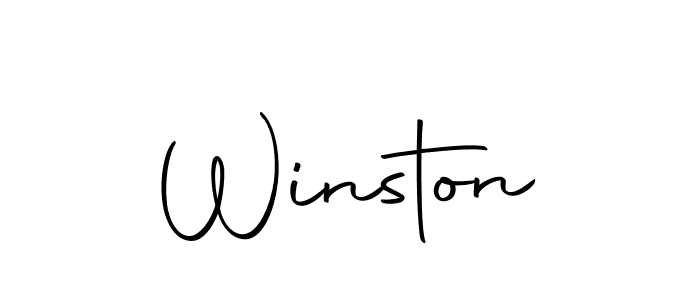 Winston stylish signature style. Best Handwritten Sign (Autography-DOLnW) for my name. Handwritten Signature Collection Ideas for my name Winston. Winston signature style 10 images and pictures png