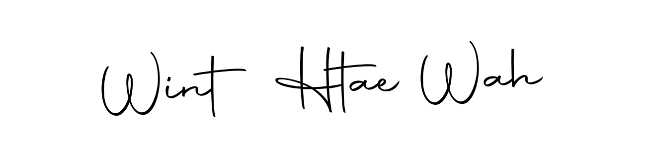 You can use this online signature creator to create a handwritten signature for the name Wint Htae Wah. This is the best online autograph maker. Wint Htae Wah signature style 10 images and pictures png