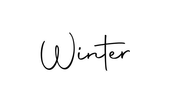 You should practise on your own different ways (Autography-DOLnW) to write your name (Winter) in signature. don't let someone else do it for you. Winter signature style 10 images and pictures png