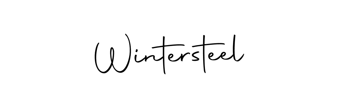 Make a beautiful signature design for name Wintersteel. With this signature (Autography-DOLnW) style, you can create a handwritten signature for free. Wintersteel signature style 10 images and pictures png