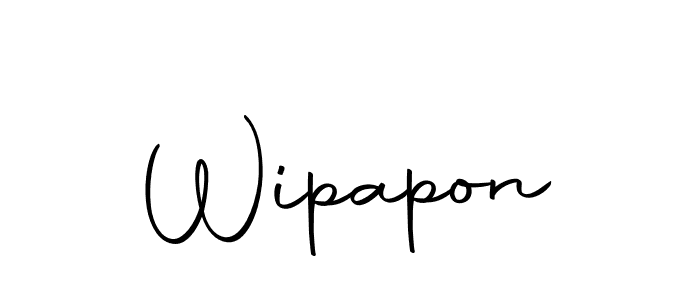 Make a beautiful signature design for name Wipapon. With this signature (Autography-DOLnW) style, you can create a handwritten signature for free. Wipapon signature style 10 images and pictures png