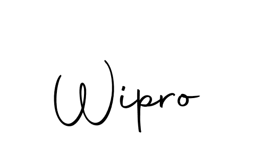 Use a signature maker to create a handwritten signature online. With this signature software, you can design (Autography-DOLnW) your own signature for name Wipro. Wipro signature style 10 images and pictures png