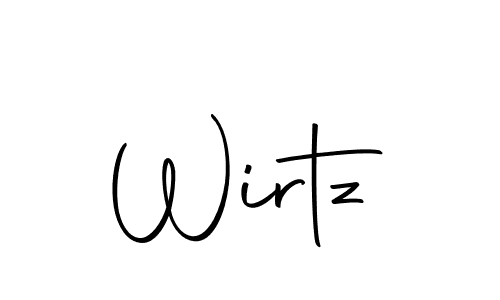 You should practise on your own different ways (Autography-DOLnW) to write your name (Wirtz) in signature. don't let someone else do it for you. Wirtz signature style 10 images and pictures png