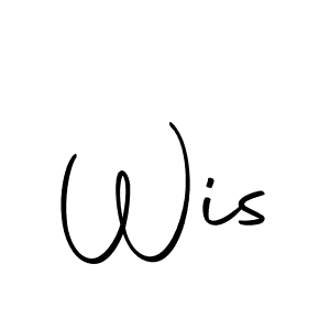 You should practise on your own different ways (Autography-DOLnW) to write your name (Wis) in signature. don't let someone else do it for you. Wis signature style 10 images and pictures png