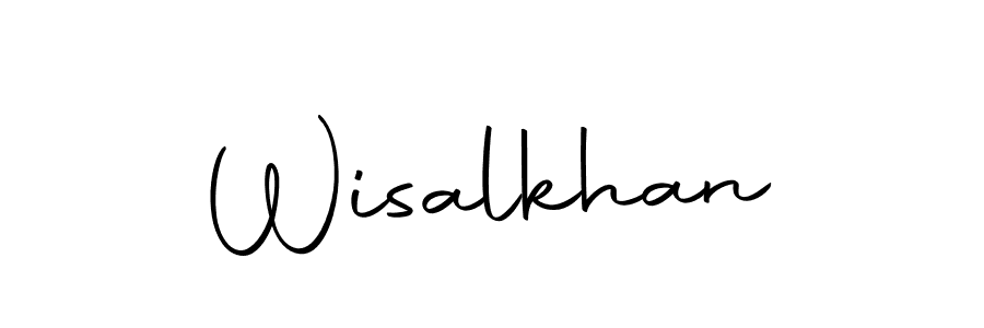Make a beautiful signature design for name Wisalkhan. With this signature (Autography-DOLnW) style, you can create a handwritten signature for free. Wisalkhan signature style 10 images and pictures png
