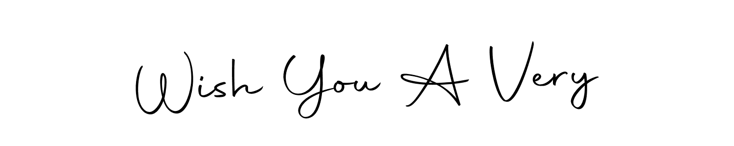 It looks lik you need a new signature style for name Wish You A Very. Design unique handwritten (Autography-DOLnW) signature with our free signature maker in just a few clicks. Wish You A Very signature style 10 images and pictures png