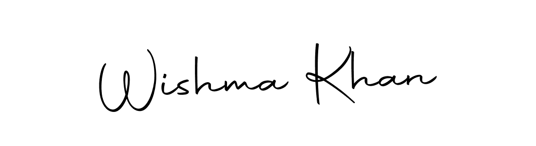 The best way (Autography-DOLnW) to make a short signature is to pick only two or three words in your name. The name Wishma Khan include a total of six letters. For converting this name. Wishma Khan signature style 10 images and pictures png