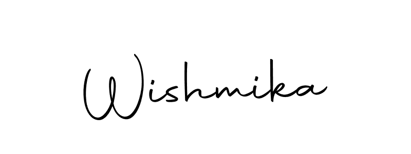 Make a beautiful signature design for name Wishmika. With this signature (Autography-DOLnW) style, you can create a handwritten signature for free. Wishmika signature style 10 images and pictures png
