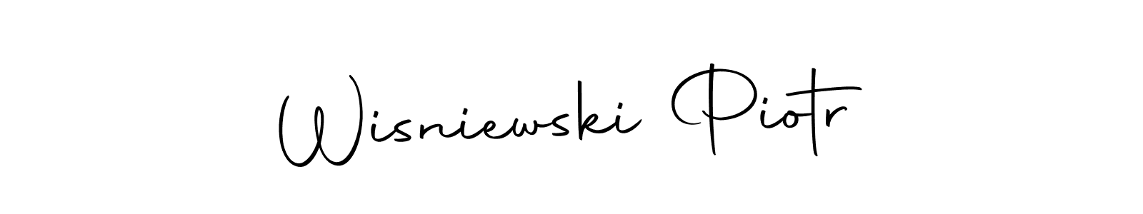 Design your own signature with our free online signature maker. With this signature software, you can create a handwritten (Autography-DOLnW) signature for name Wisniewski Piotr. Wisniewski Piotr signature style 10 images and pictures png