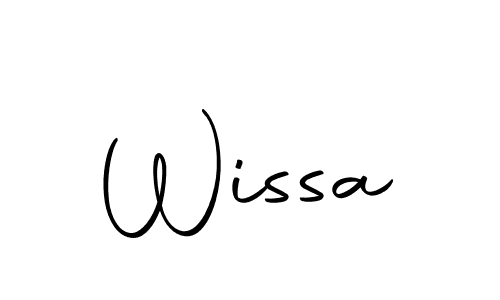 You can use this online signature creator to create a handwritten signature for the name Wissa. This is the best online autograph maker. Wissa signature style 10 images and pictures png