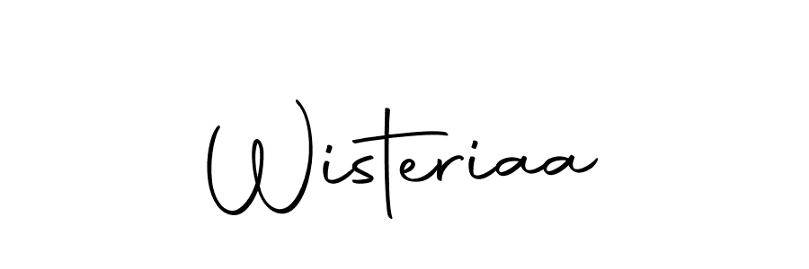 Make a beautiful signature design for name Wisteriaa. Use this online signature maker to create a handwritten signature for free. Wisteriaa signature style 10 images and pictures png