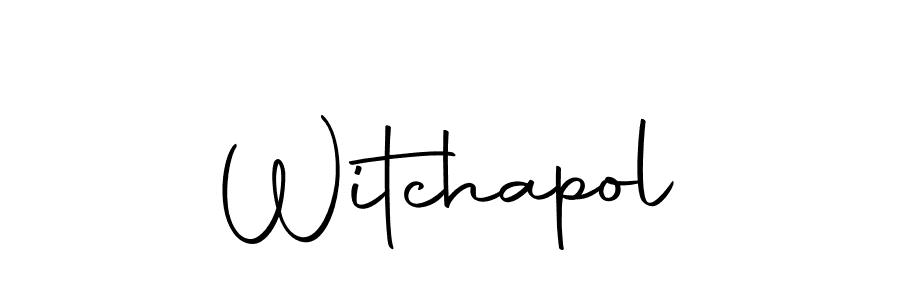 Use a signature maker to create a handwritten signature online. With this signature software, you can design (Autography-DOLnW) your own signature for name Witchapol. Witchapol signature style 10 images and pictures png