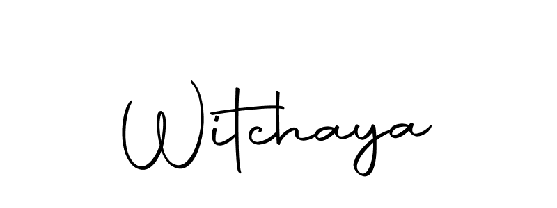 Make a beautiful signature design for name Witchaya. With this signature (Autography-DOLnW) style, you can create a handwritten signature for free. Witchaya signature style 10 images and pictures png